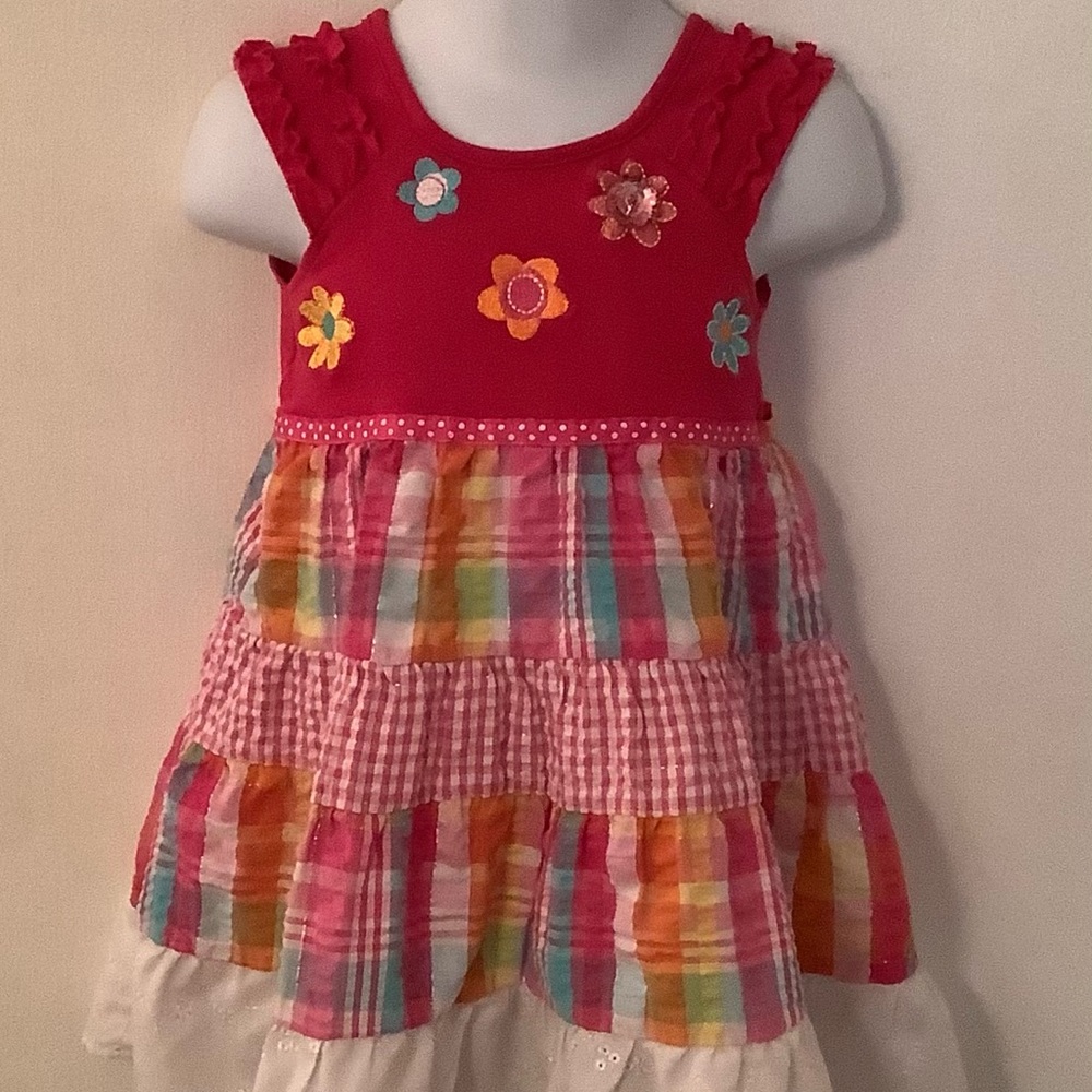 🤑Youngland Baby plaid sundress. Size 24M